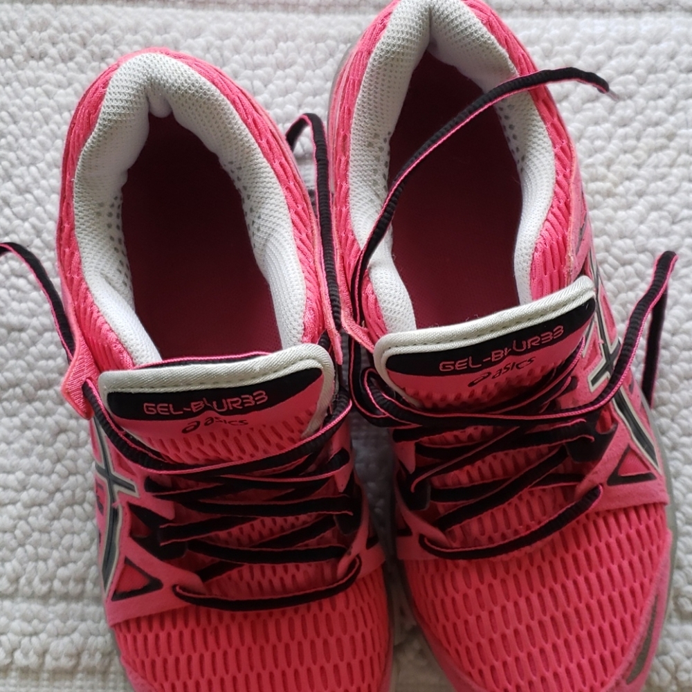 ASICS Gel Blurr33 Athletic ShoesSize 6.5 Pink Black - Picture 4 of 9